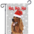 Irish Setter Ho Ho Ho Holidays Garden Flag