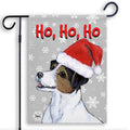 Russell Terrier Ho Ho Ho Holidays Garden Flag