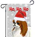 Japanese Chin Ho Ho Ho Holidays Garden Flag