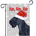 Kerry Blue Terrier Ho Ho Ho Holidays Garden Flag