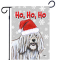 Komondor Ho Ho Ho Holidays Garden Flag