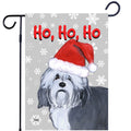 Lowchen Ho Ho Ho Holidays Garden Flag