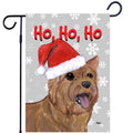 Norwich Terrier Ho Ho Ho Holidays Garden Flag