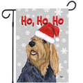 Otterhound Ho Ho Ho Holidays Garden Flag