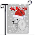 Poodle Ho Ho Ho Holidays Garden Flag