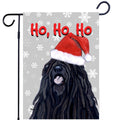 Puli Ho Ho Ho Holidays Garden Flag