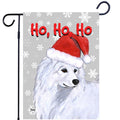 Samoyed Ho Ho Ho Holidays Garden Flag