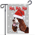 English Springer Spaniel Ho Ho Ho Holidays Garden Flag