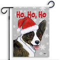 Cardigan Welsh Corgi  Ho Ho Ho Holidays Garden Flag