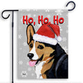 Pembroke Welsh Corgi Ho Ho Ho Holidays Garden Flag