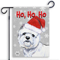 West Highland  White Terrier Ho Ho Ho Holidays Garden Flag