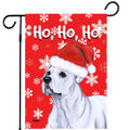 American Bulldog Ho Ho Ho Holidays Garden Flag