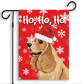 Cocker Spaniel Ho Ho Ho Holidays Garden Flag