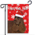 Cocker Spaniel Ho Ho Ho Holidays Garden Flag