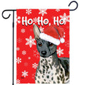 American Hairless Terrier Ho Ho Ho Holidays Garden Flag