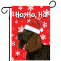 American Water Spaniel Ho Ho Ho Holidays Garden Flag