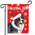 Australian Shepherd Ho Ho Ho Holidays Garden Flag