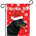 Beauceron Ho Ho Ho Holidays Garden Flag
