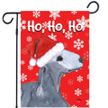 Bedlington Terrier Ho Ho Ho Holidays Garden Flag