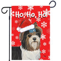Biewer Terrier Ho Ho Ho Holidays Garden Flag