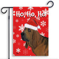 Bloodhound Ho Ho Ho Holidays Garden Flag