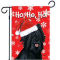 Briard Ho Ho Ho Holidays Garden Flag