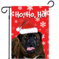 Bullmastiff Ho Ho Ho Holidays Garden Flag