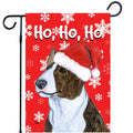 Bull Terrier Ho Ho Ho Holidays Garden Flag