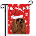 Cavalier King Charles Spaniel Ho Ho Ho Holidays Garden Flag