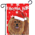Chow Chow Ho Ho Ho Holidays Garden Flag