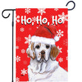 Clumber Spaniel Ho Ho Ho Holidays Garden Flag