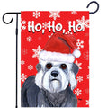 Dandie Dinmont Terrier Ho Ho Ho Holidays Garden Flag