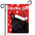 French Bulldog Ho Ho Ho Holidays Garden Flag