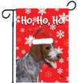 German Shorthaired Pointer Ho Ho Ho Holidays Garden Flag