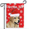 Golden Retriever Ho Ho Ho Holidays Garden Flag