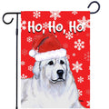Great Pyrenees Ho Ho Ho Holidays Garden Flag