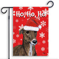 Greyhound Ho Ho Ho Holidays Garden Flag