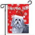Havanese Ho Ho Ho Holidays Garden Flag