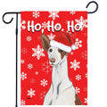Ibizan Hound Ho Ho Ho Holidays Garden Flag