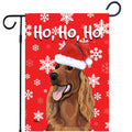 Irish Setter Ho Ho Ho Holidays Garden Flag
