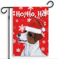 Russell Terrier Ho Ho Ho Holidays Garden Flag