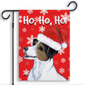 Russell Terrier Ho Ho Ho Holidays Garden Flag