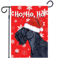 Kerry Blue Terrier Ho Ho Ho Holidays Garden Flag