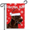 Labrador Retriever Ho Ho Ho Holidays Garden Flag