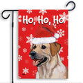 Labrador Retriever Ho Ho Ho Holidays Garden Flag