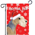 Lakeland Terrier Ho Ho Ho Holidays Garden Flag