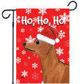 Miniature Pinscher Ho Ho Ho Holidays Garden Flag