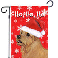 Norfolk Terrier Ho Ho Ho Holidays Garden Flag