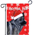 Norwegian Elkhound Ho Ho Ho Holidays Garden Flag