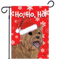 Norwich Terrier Ho Ho Ho Holidays Garden Flag